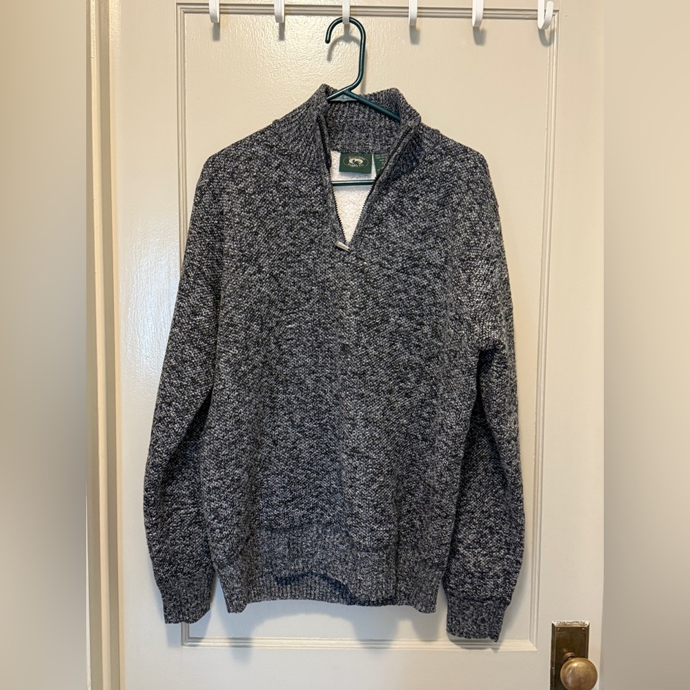 Stillwater Supply Co Zip-Up Sweater in Charcoal